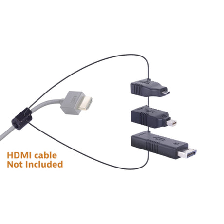 DigitaLinx DL-AR401 Secure Adapter Ring with 3 Adapters