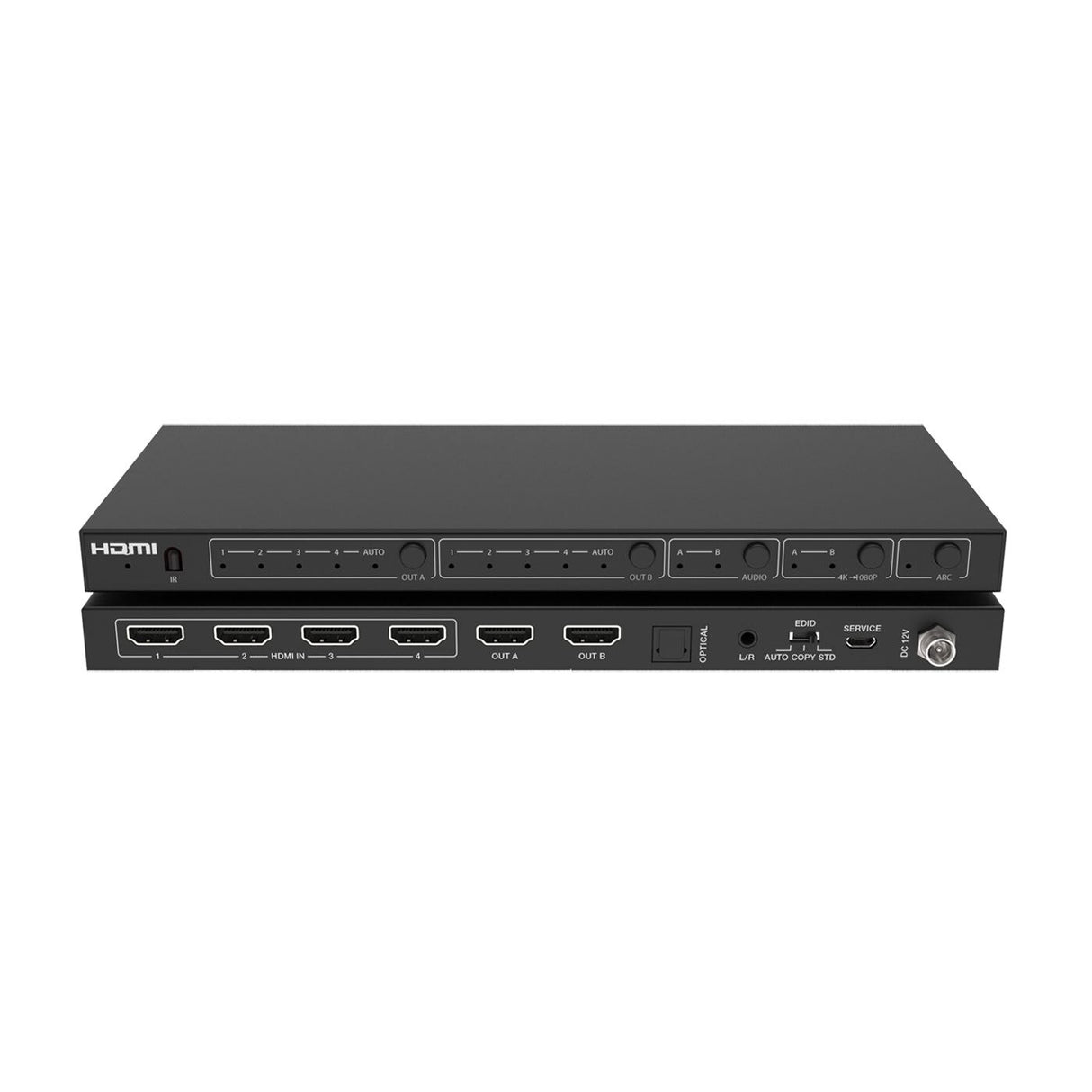 DVDO 4K 4x2 HDMI Matrix Switcher with Audio Outputs, HDR & ARC (NEW)
