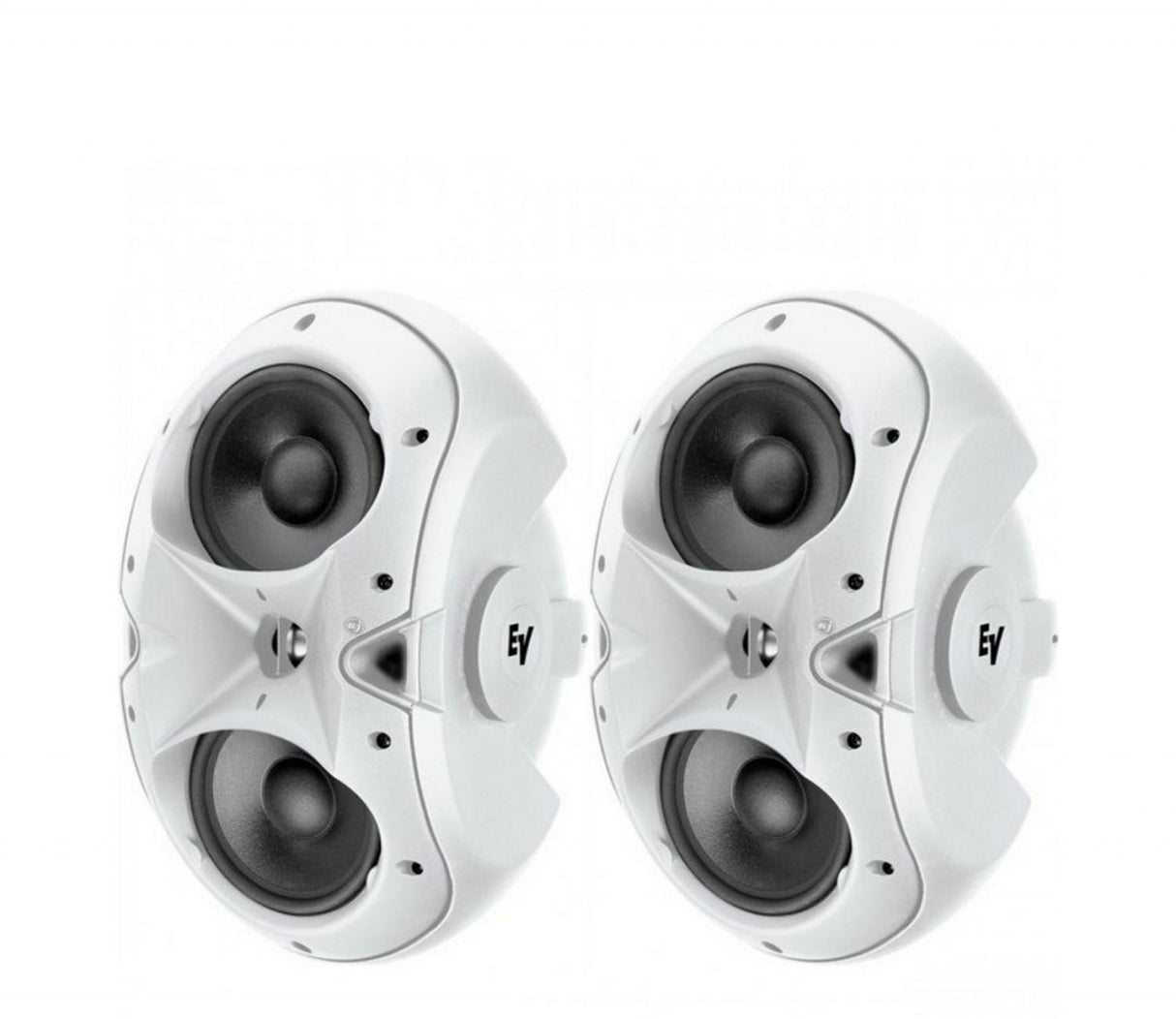 Electro-Voice EVID 4.2T Dual 4- Inch Two-Way Surface-Mount Loudspeaker and 1-Inch Titanium Tweeter and 70V/100V