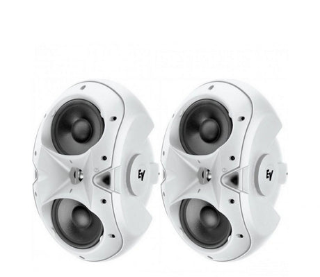 Electro-Voice EVID 4.2T Dual 4- Inch Two-Way Surface-Mount Loudspeaker and 1-Inch Titanium Tweeter and 70V/100V