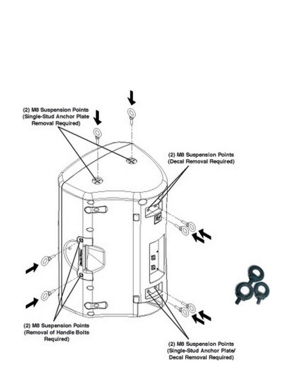 Electro-Voice SSK-1 Single Stud Rigging Kit