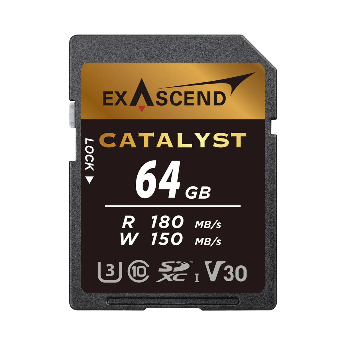Exascend 64GB Catalyst SDXC UHS-I V30 Memory Card
