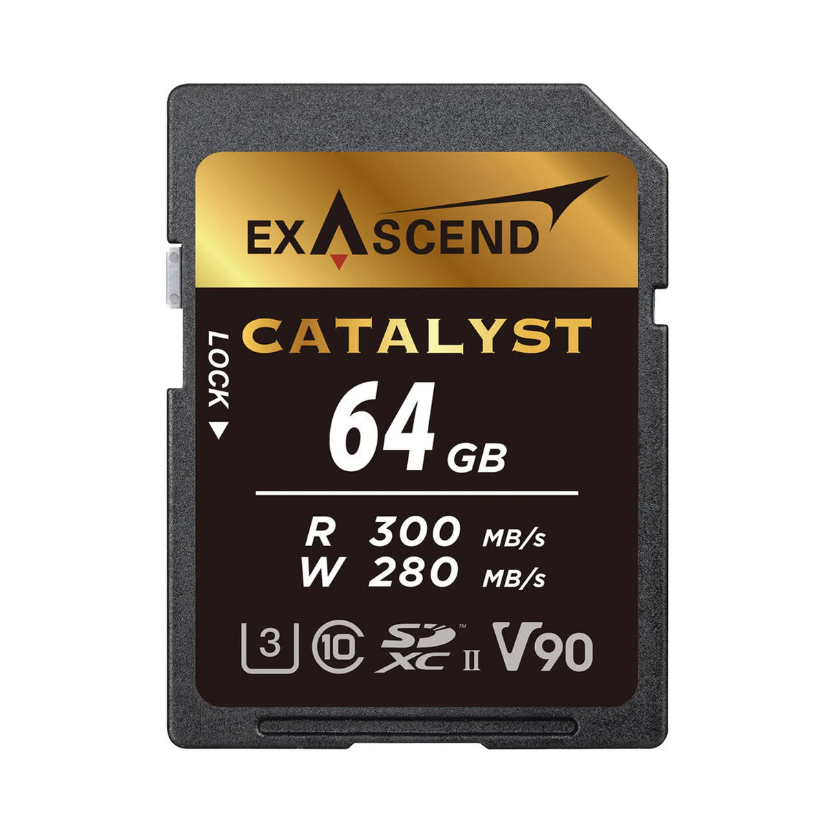 Exascend 64GB Catalyst SDXC UHS-II V90 Memory Card