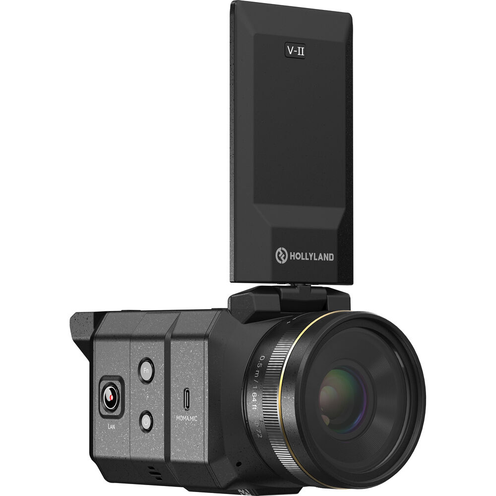 Hollyland VenusLiv V2 All-In-One 4K 12MP Streaming Camera with Sony 1/2 inch CMOS 5 inch touchscreen Wi-Fi Bluetooth and HDMI output