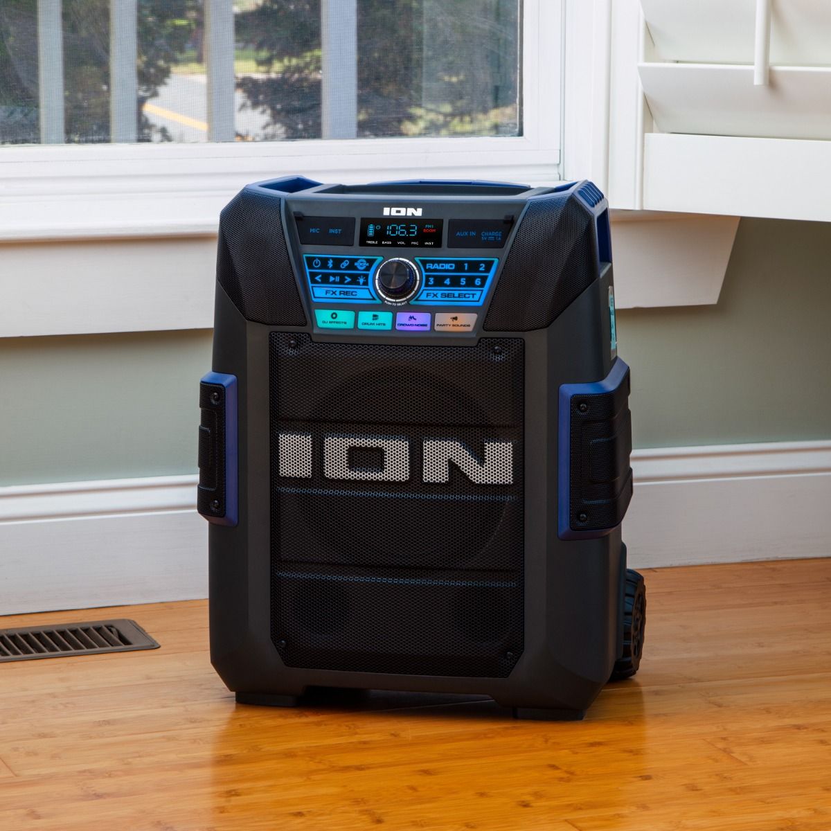 ION Audio Explorer XL All-Weather Proof w/Premium 5-Speaker Sound high power portable outdoor sound Bluetooth party speaker