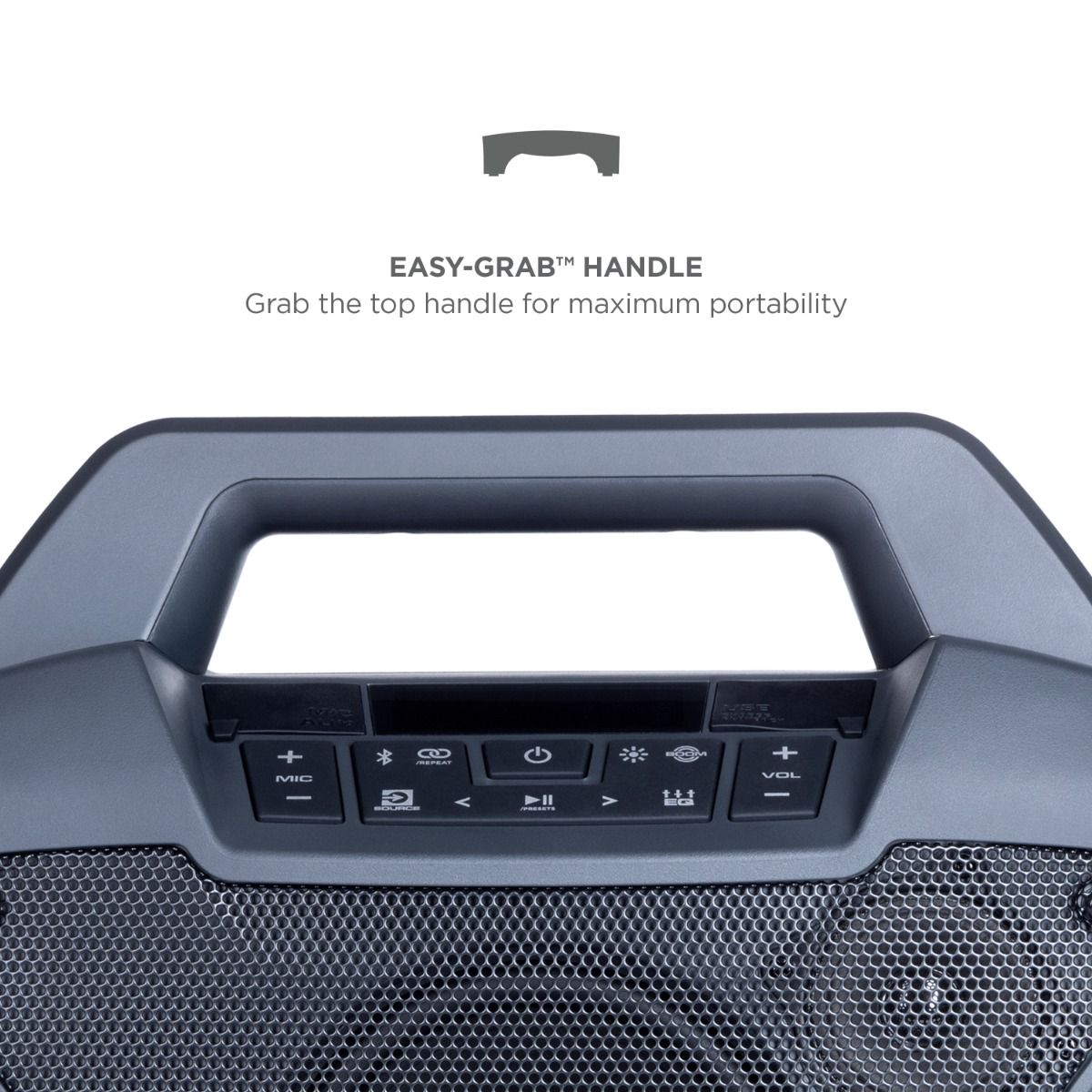 ION Audio Game Day Primetime Light-Up Speaker portable party speaker with lighting effects for events with Bluetooth 5.0