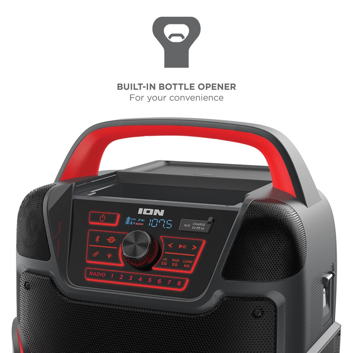 ION Audio Pathfinder 320 portable all weather speaker high power outdoor Bluetooth speaker for events and parties