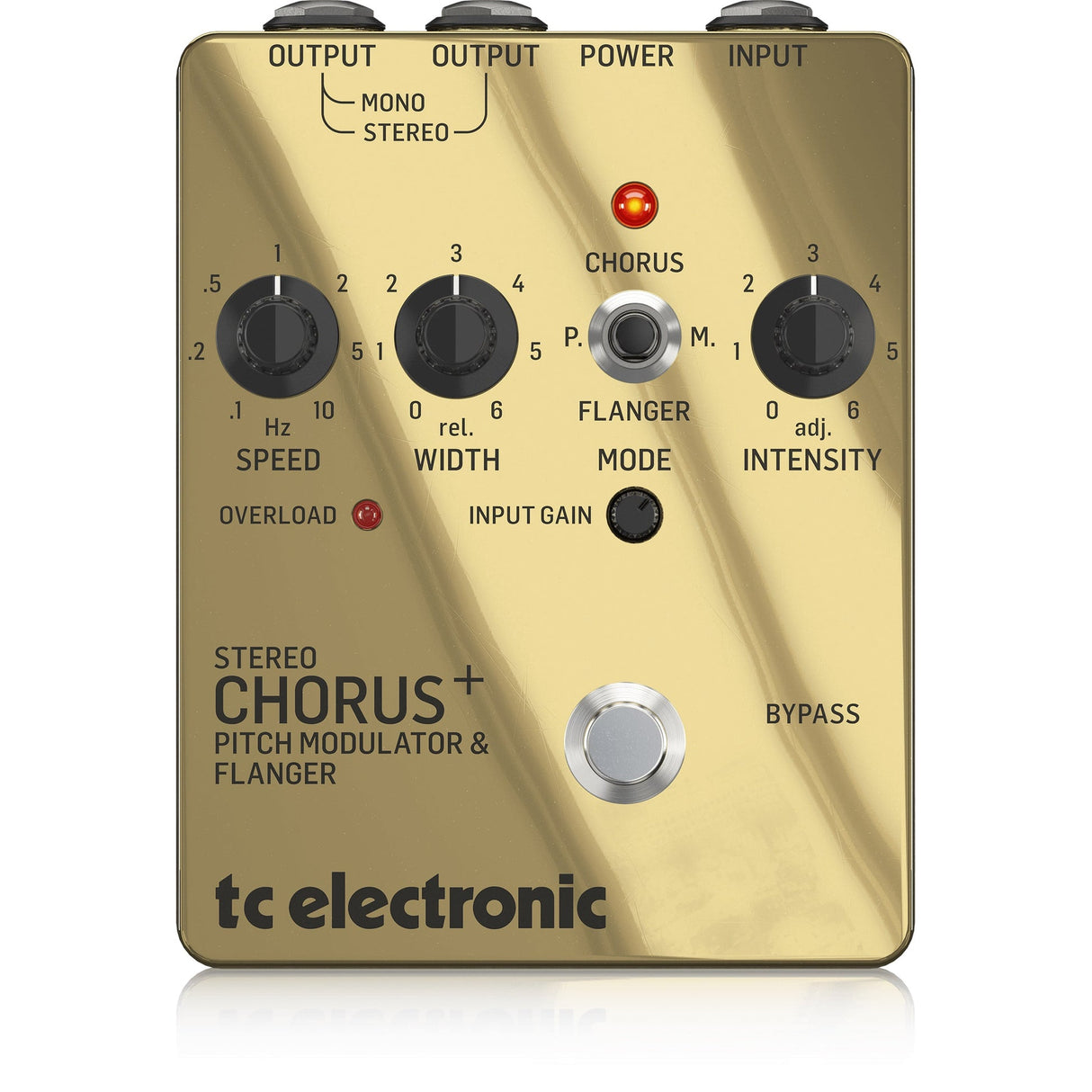 TC Electronic SCF Gold SE Stereo Chorus Flanger Pedal Special Edition