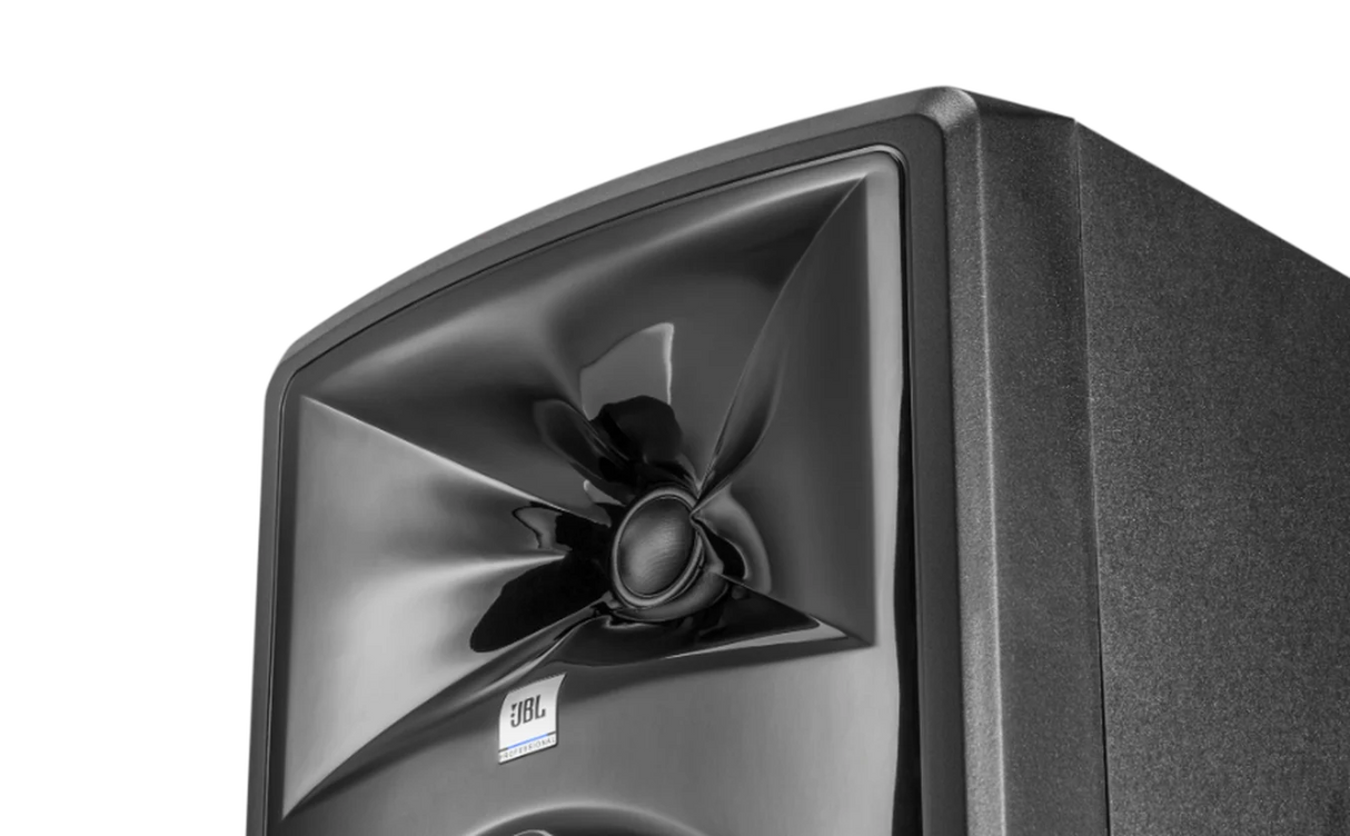 JBL 305P MkII 5-inch powered Two-Way studio monitor with Image Control Waveguide, dual 41W Class-D amps, Boundary EQ, HF Trim, and XLR/TRS inputs