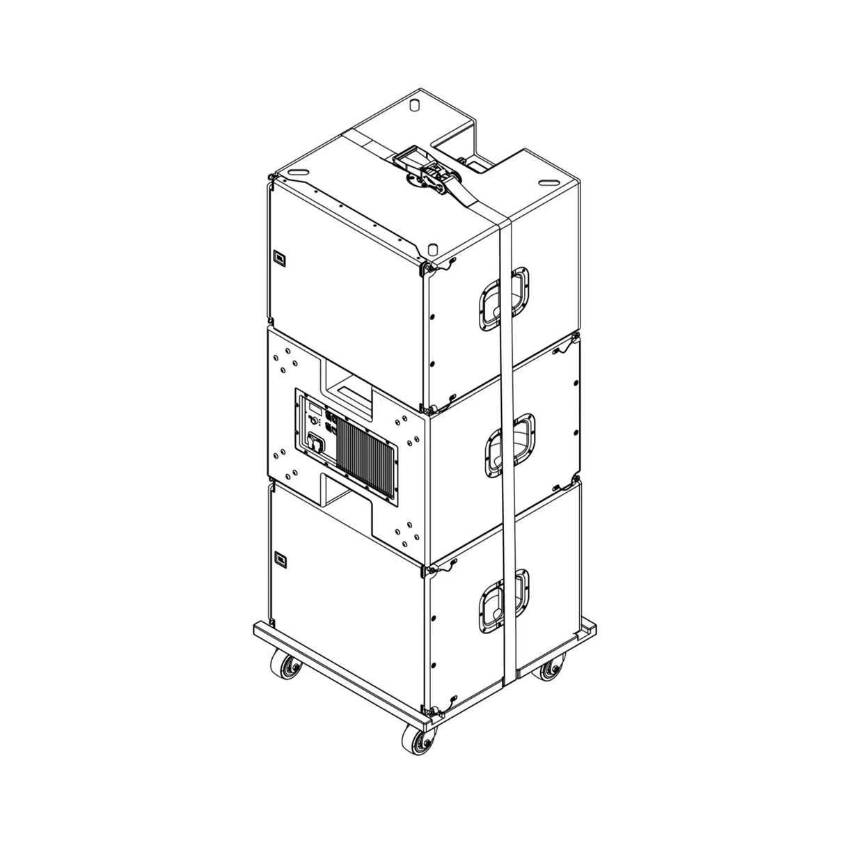 JBL SRX918S VT Vertical Transport Cart for SRX918S/SRX918SF