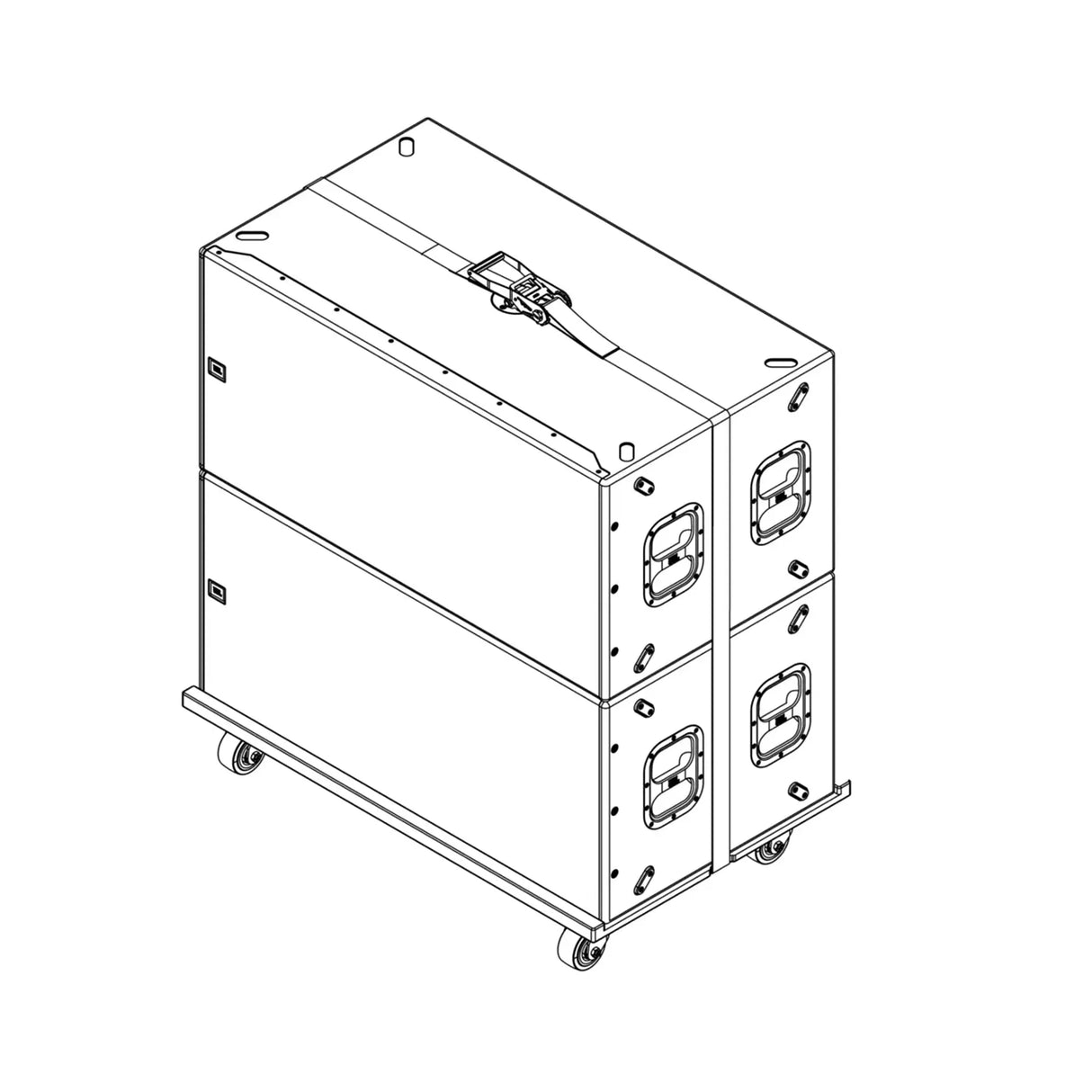 JBL SRX928S VT Vertical Transport Cart for SRX928S