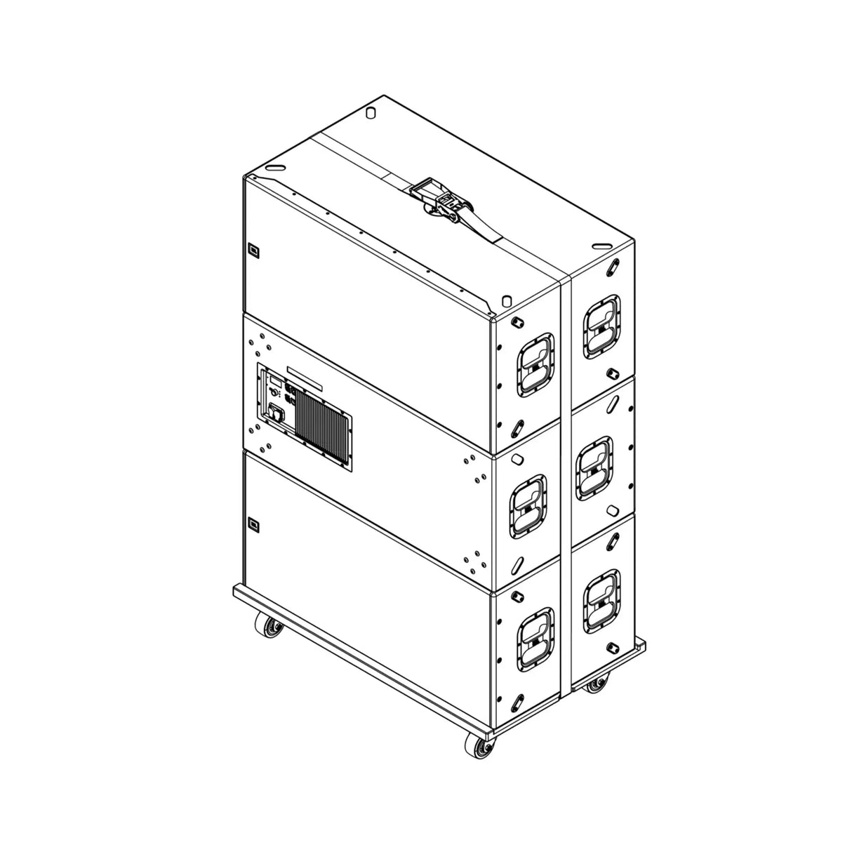 JBL SRX928S VT Vertical Transport Cart for SRX928S