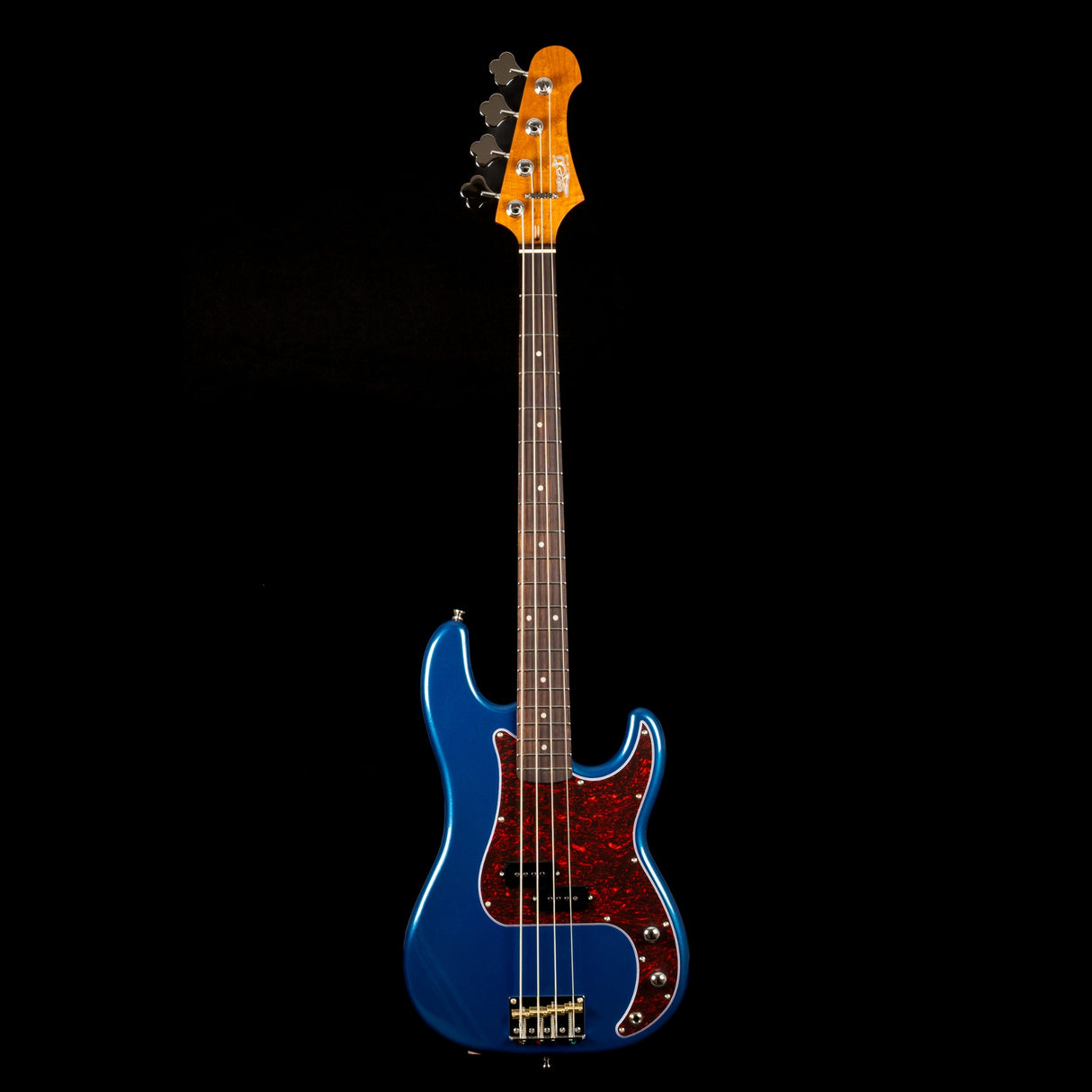 JET Guitars JPB-300 NBL Electric P-Bass Roasted Poplar Blue