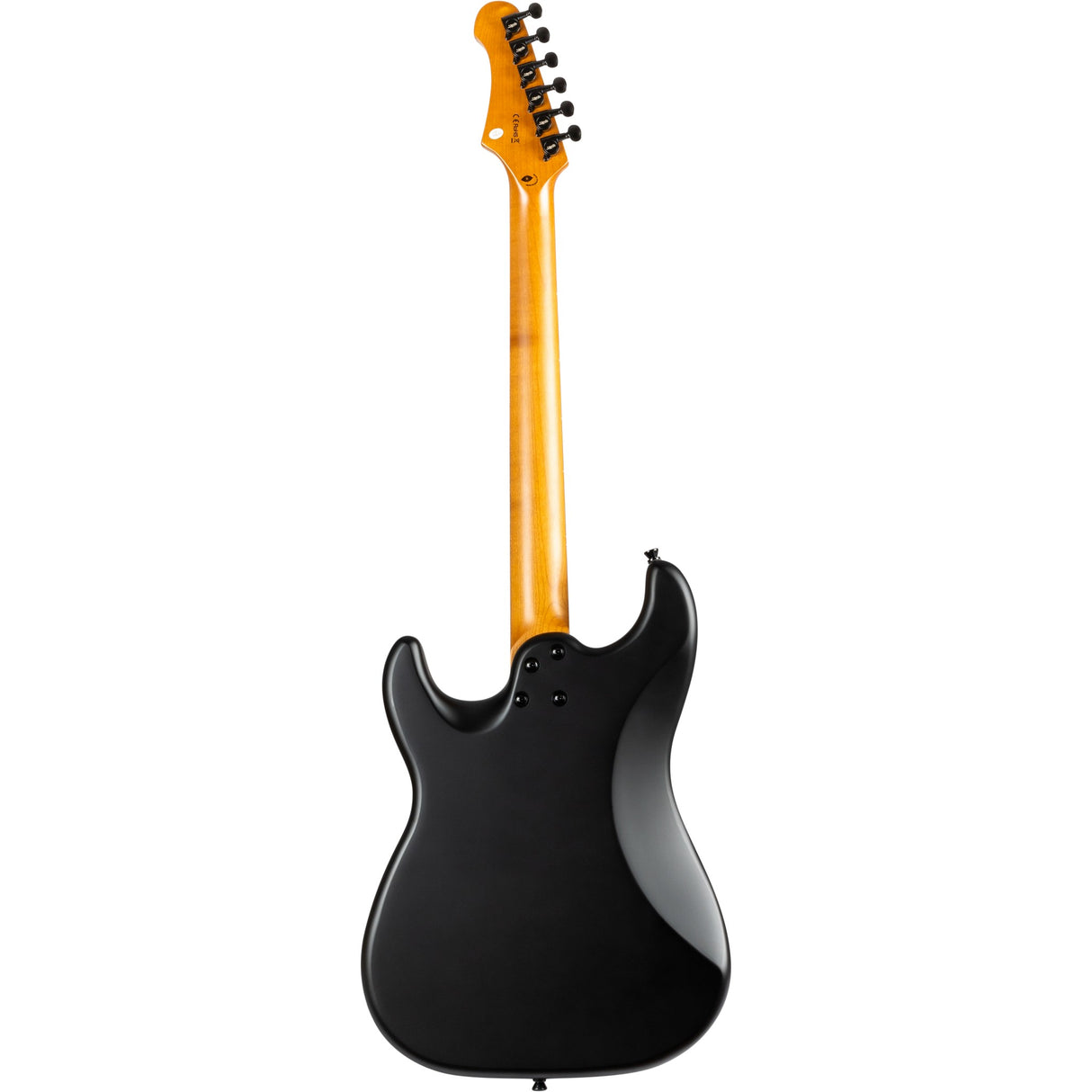 JET Guitars JS-400 MBK R Canadian Roasted Maple Neck Satin Black Electric Guitar - guitar