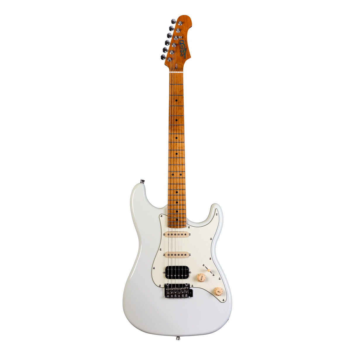 JET Guitars JS 400 OW HSS Basswood Body Electric Guitar with Roasted Maple Neck and Fretboard - guitar