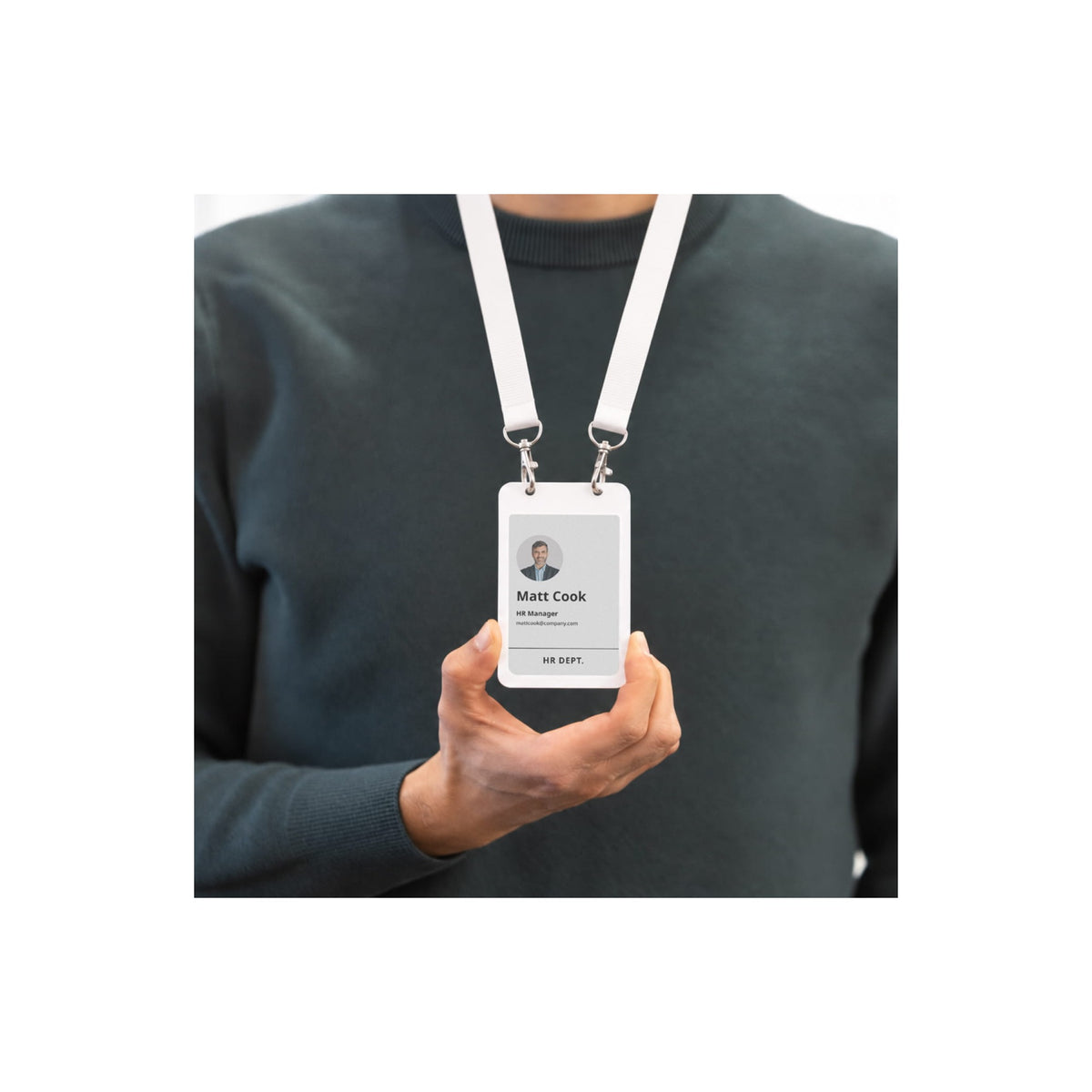 Joan ePaper Badge 4-Inch Reusable E-Paper ID Badge with NFC and Bluetooth