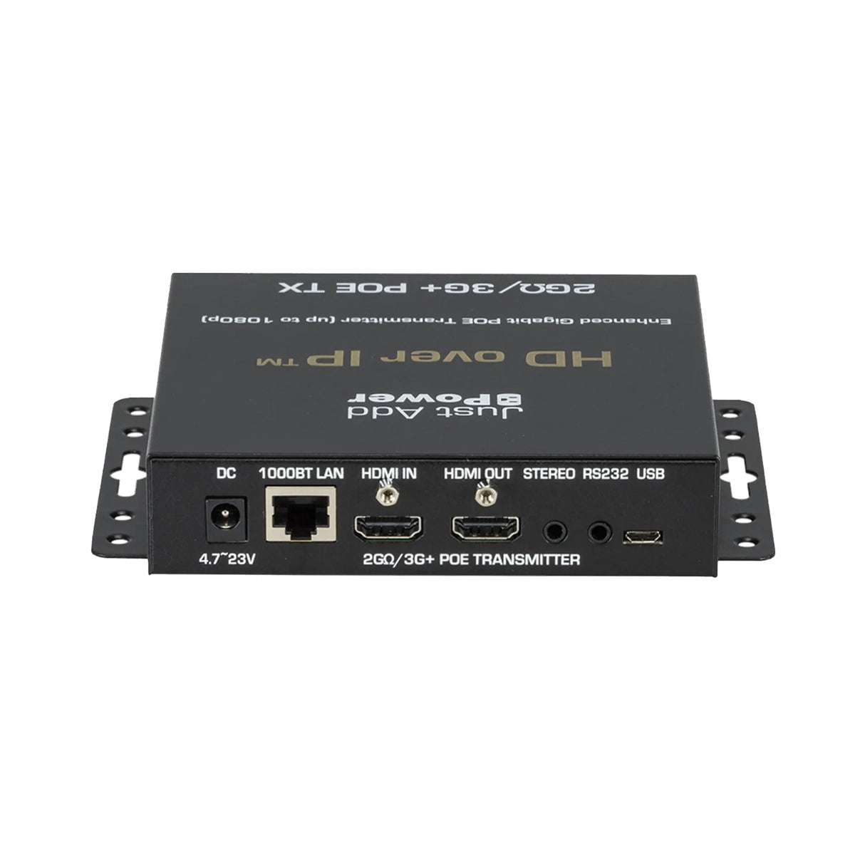 Just Add Power 2G/3G+ OMEGA 715POE HD over IP Enhanced Gigabit Transmitter