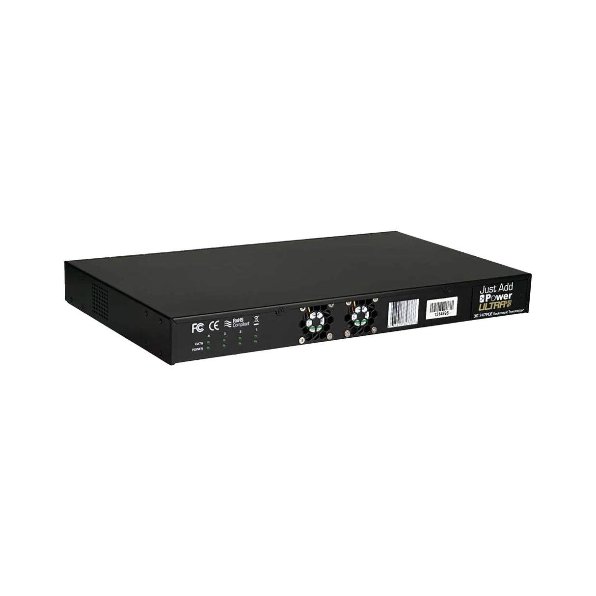 Just Add Power 3G ULTRA 747POE 4-In-1 Rackmount UltraHDIP Transmitter