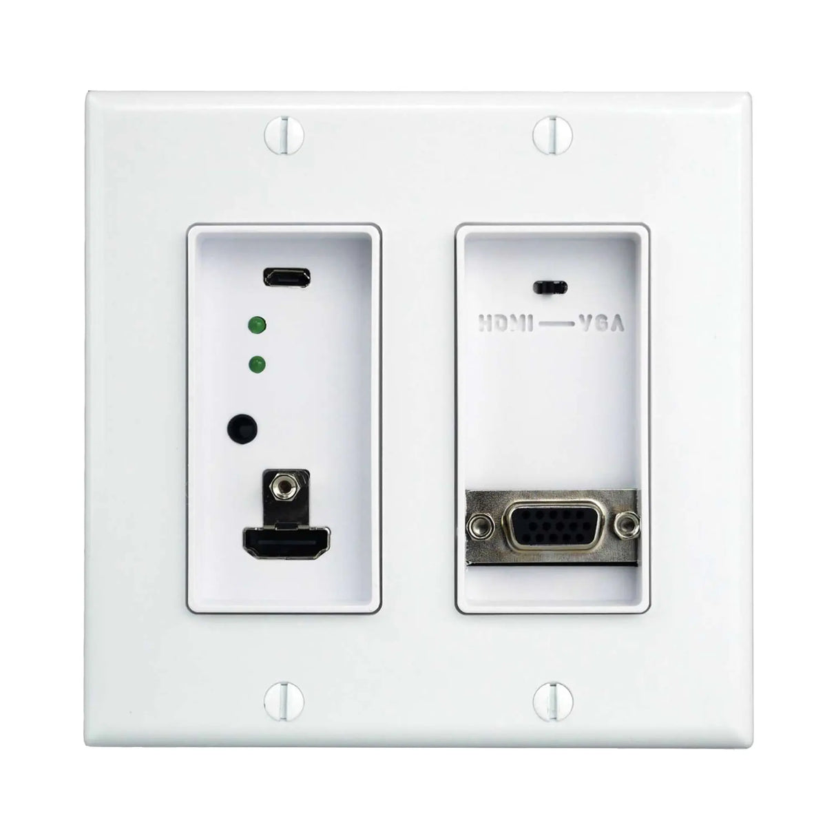 Just Add Power 3G+ ULTRA 717WP2 2-Gang HDMI/VGA UltraHDIP Wallplate Transmitter