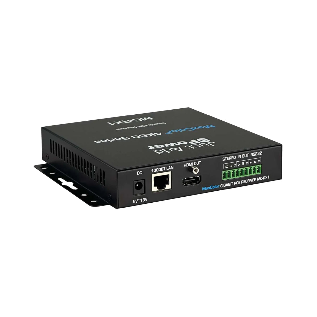 Just Add Power MaxColor MC-RX1 Gigabit POE 4K60 Receiver