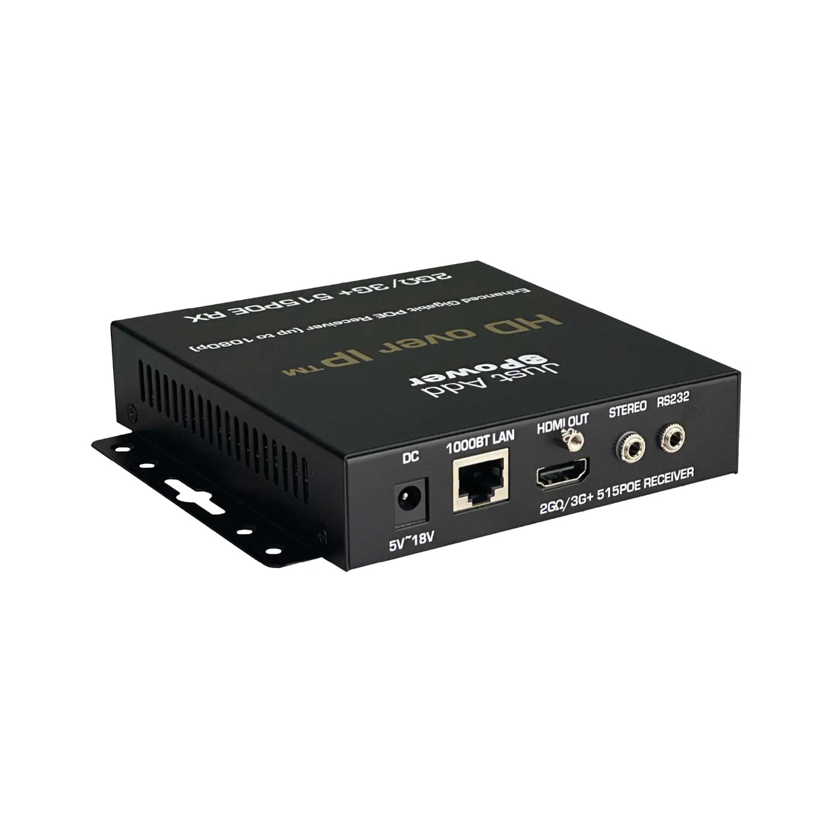 Just Add Power 2G/3G+ OMEGA 515POE HD over IP Enhanced Gigabit Receiver