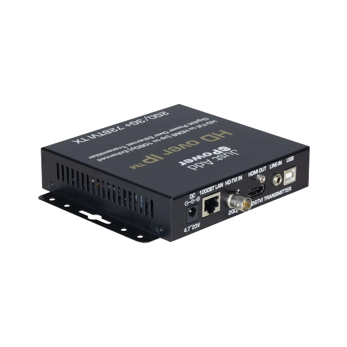 Just Add Power 2G/3G+ OMEGA 726TVI HD over IP Enhanced Gigabit Transmitter, HD-TVI/HDMI