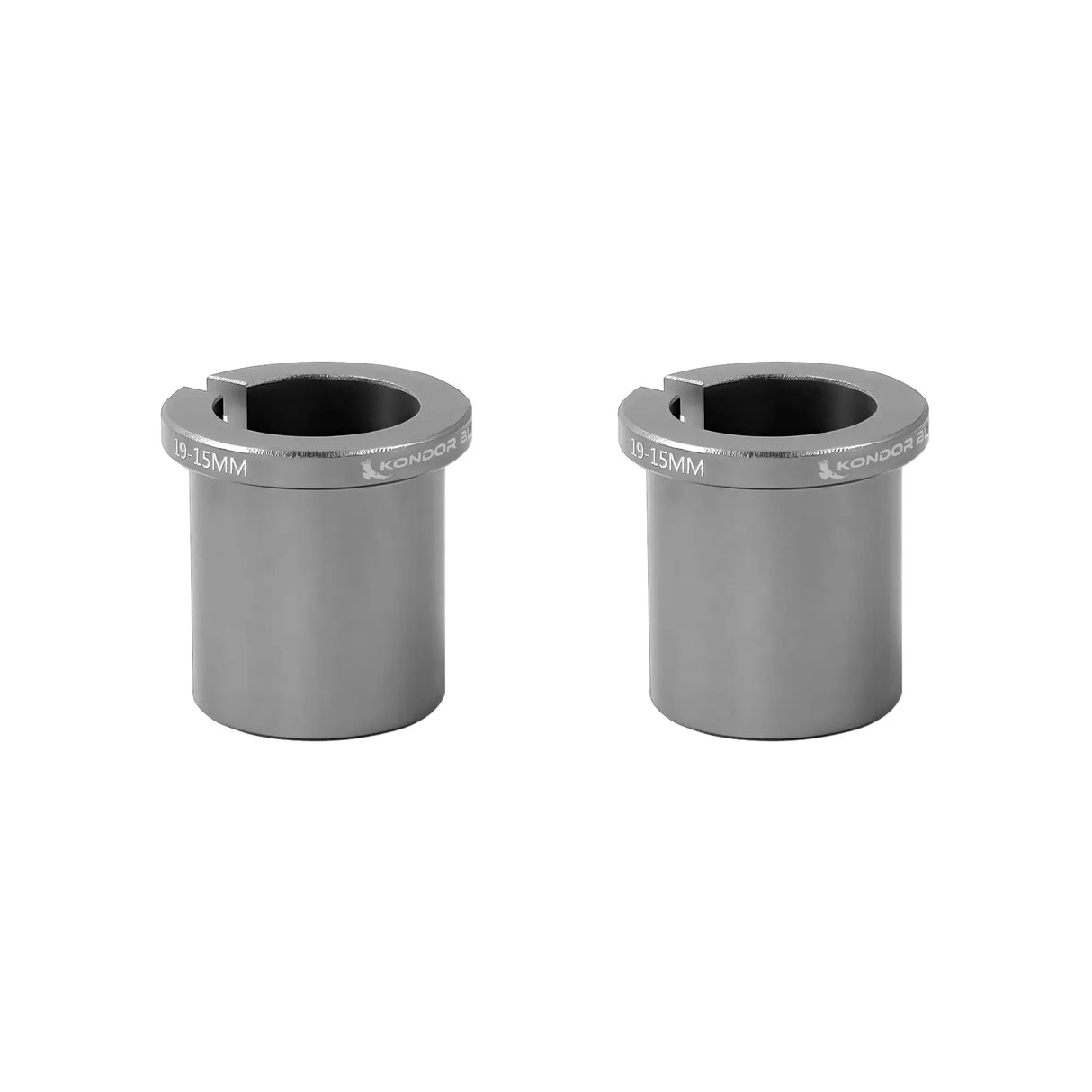 Kondor Blue 15mm to 19mm Bushings, Space Gray