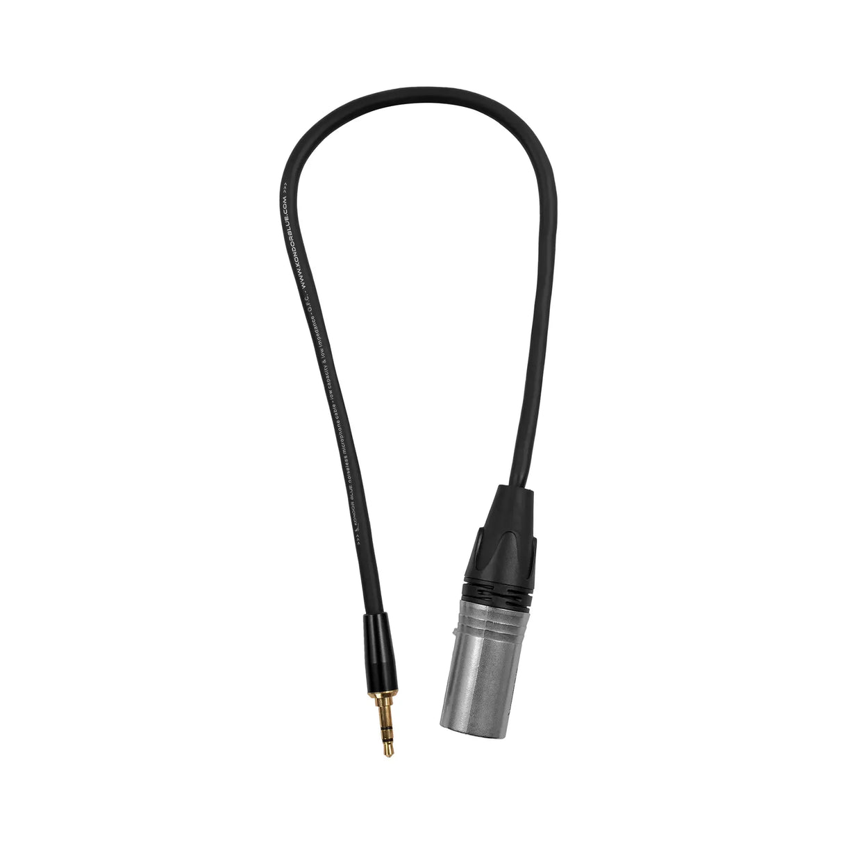 Kondor Blue XLR35 XLR Male to 3.5mm Male for URSA Mini, C200, F5, 16 Inch