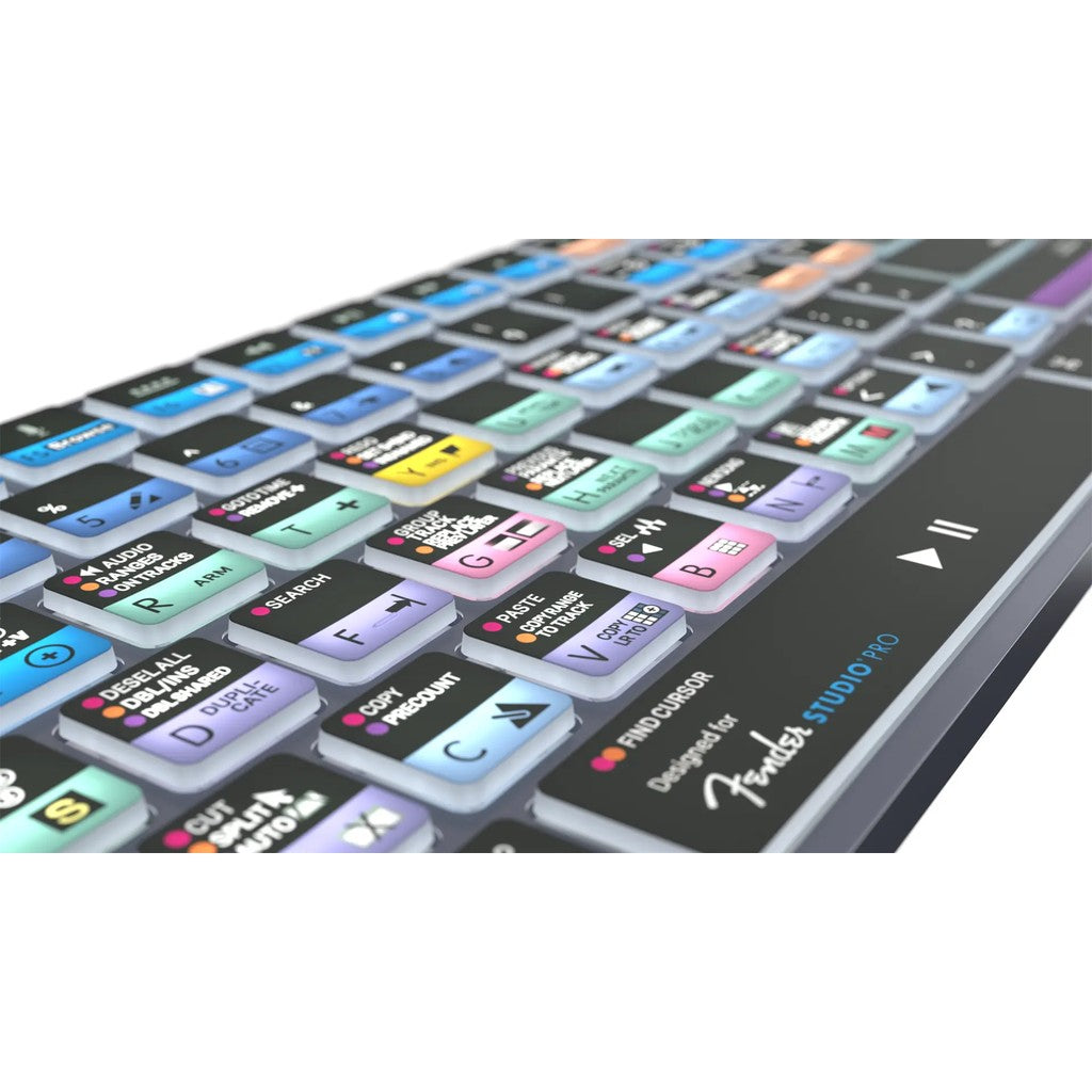 Logickeyboard TITAN Fender Studio Pro Wireless Backlit Keyboard for Mac