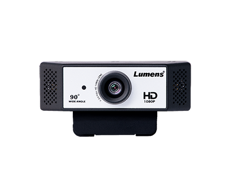 Lumens VC-B2U Full HD 1080p USB video conference camera with dual microphones 90 degree field of view and tripod clip