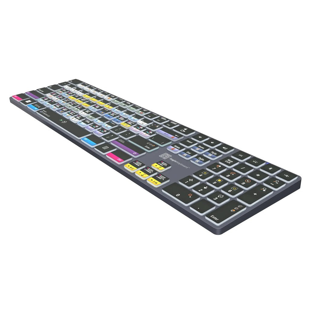 Logickeyboard TITAN Cinema 4D Wireless Backlit Keyboard for Windows