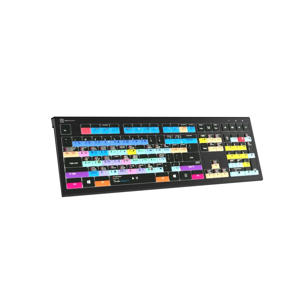 Logickeyboard ASTRA 2 Fender Studio Pro Backlit Keyboard for Windows