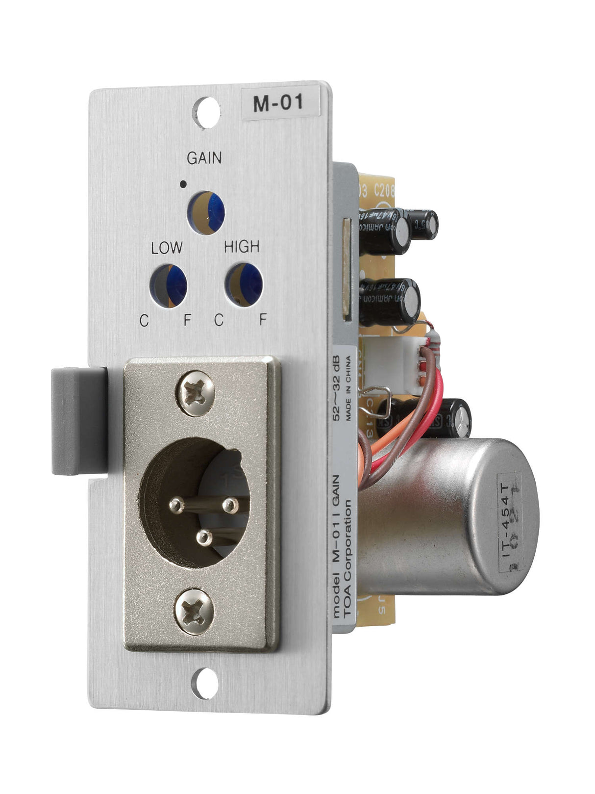 TOA M-01M Male XLR Microphone Preamp Module for 900 Series Amplifiers