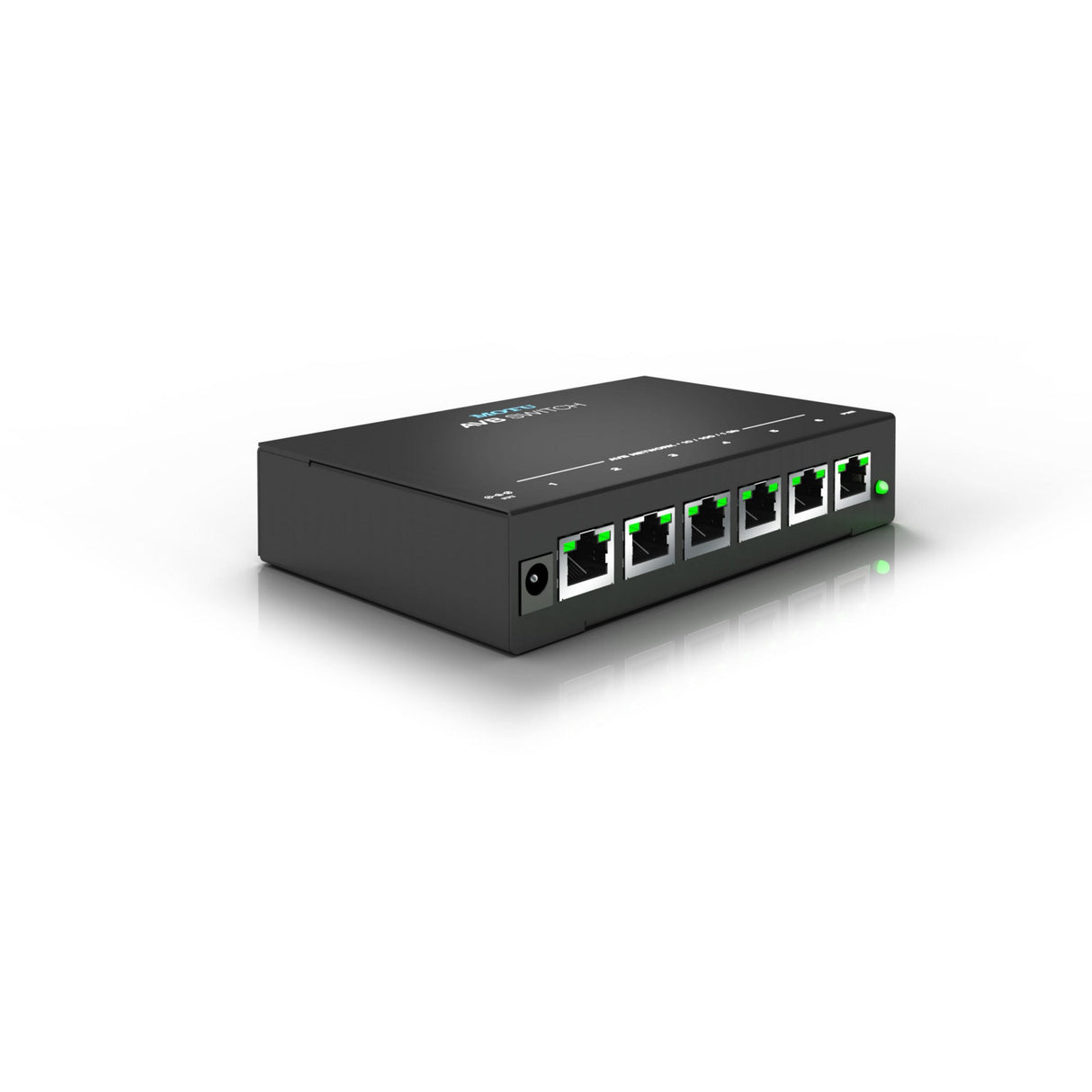 MOTU AVB Switch Five Port Audio Video Bridging Ethernet Switch