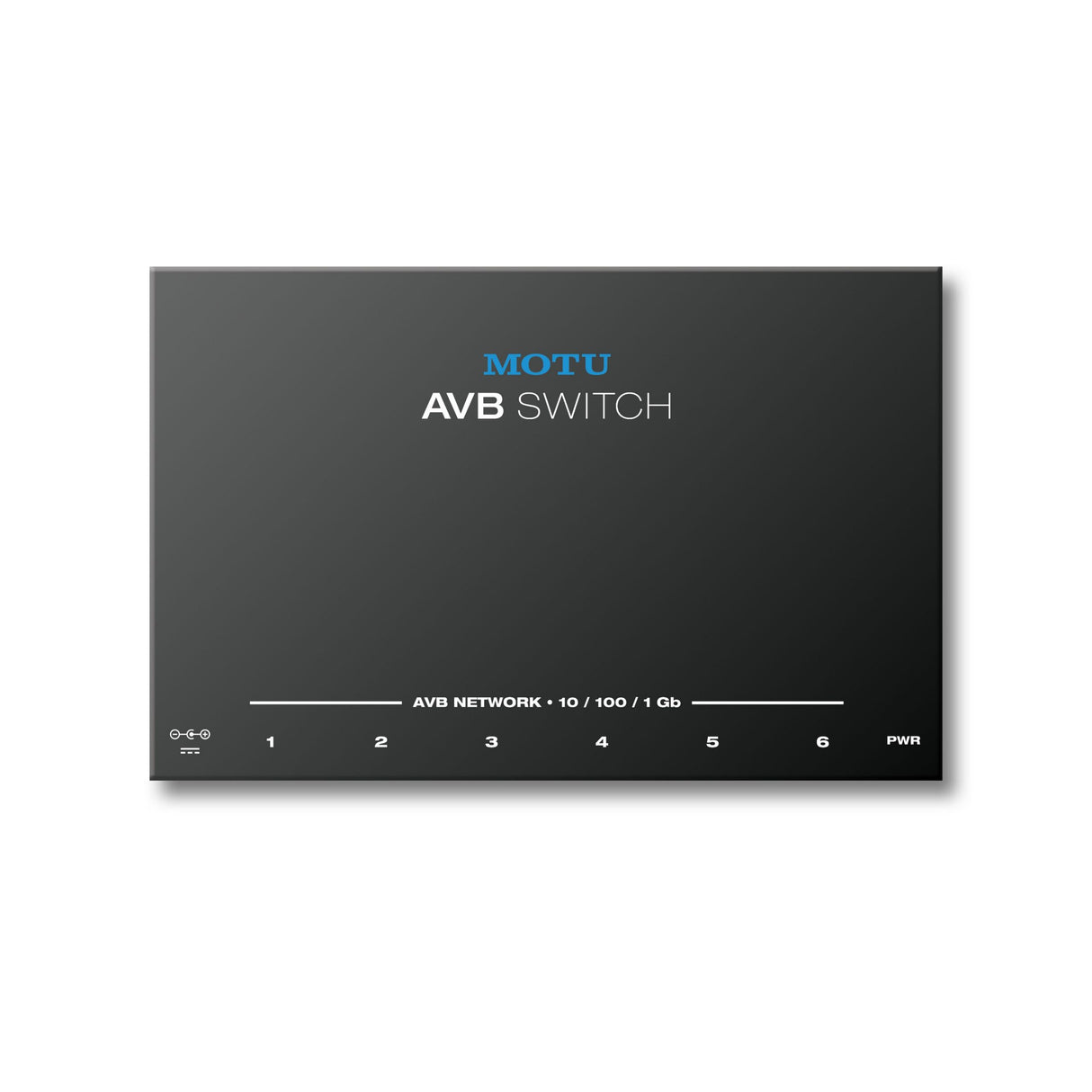 MOTU AVB Switch Five Port Audio Video Bridging Ethernet Switch