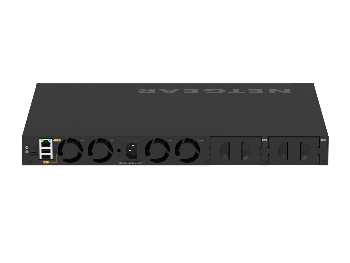 NETGEAR M4350-24M4X4V (MSM4332) 24x2.5G, 4x10G/Multi-gig PoE++ (522W base, up to 2,520W) and 4xSFP28 25G Fully Managed Switch TAA Compliant
