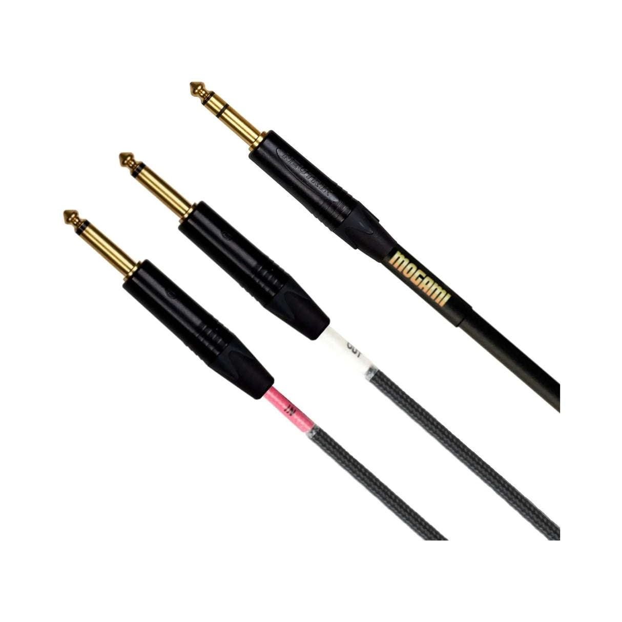 Mogami Gold Insert TS 25 Send Return TRS to Dual TS Cable 25-Feet