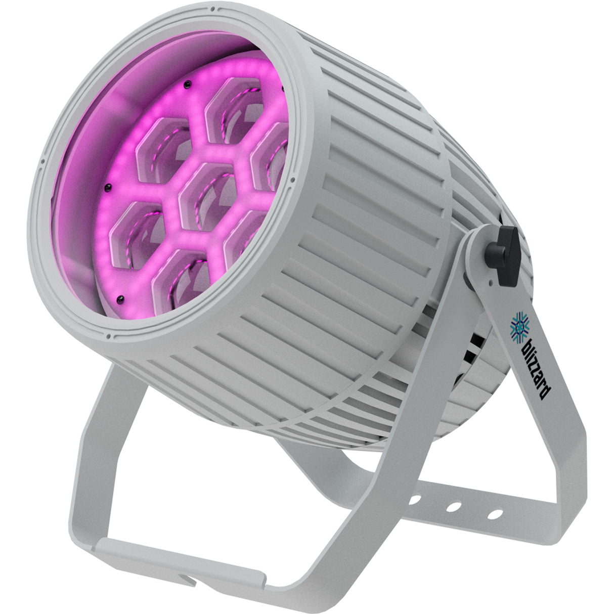 Blizzard Lighting Motif Settelenti 7x 40W 4-In-1 RGBW IP65-Rated LED Wash Fixture White