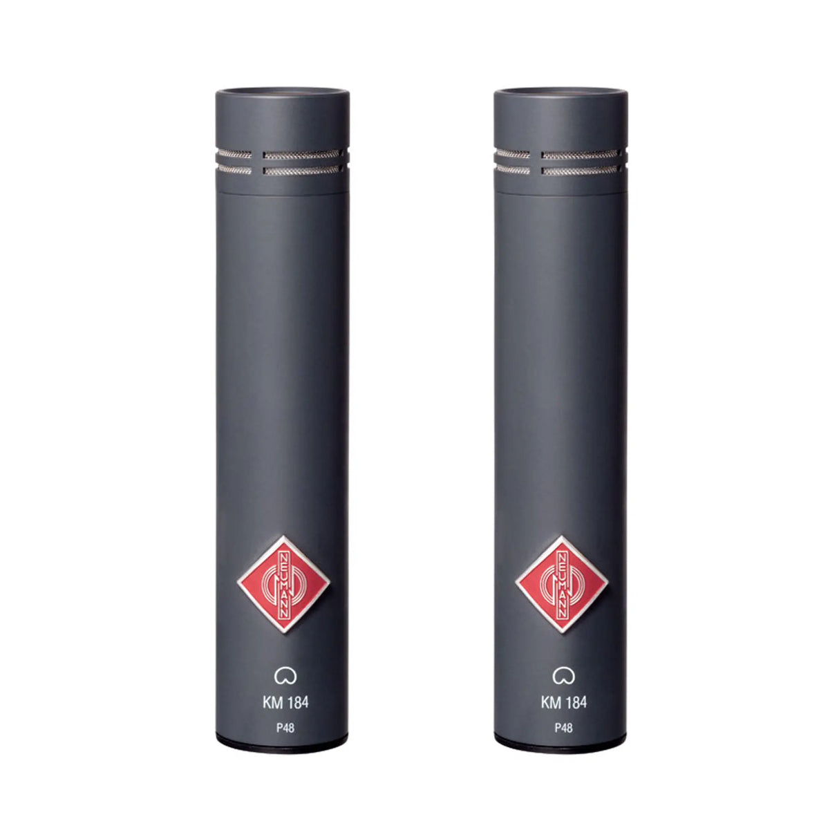 Neumann SKM 184 MT Stereo Set includes Two Each: KM184, SG21BK, WNS100 in One Woodbox Matte Black