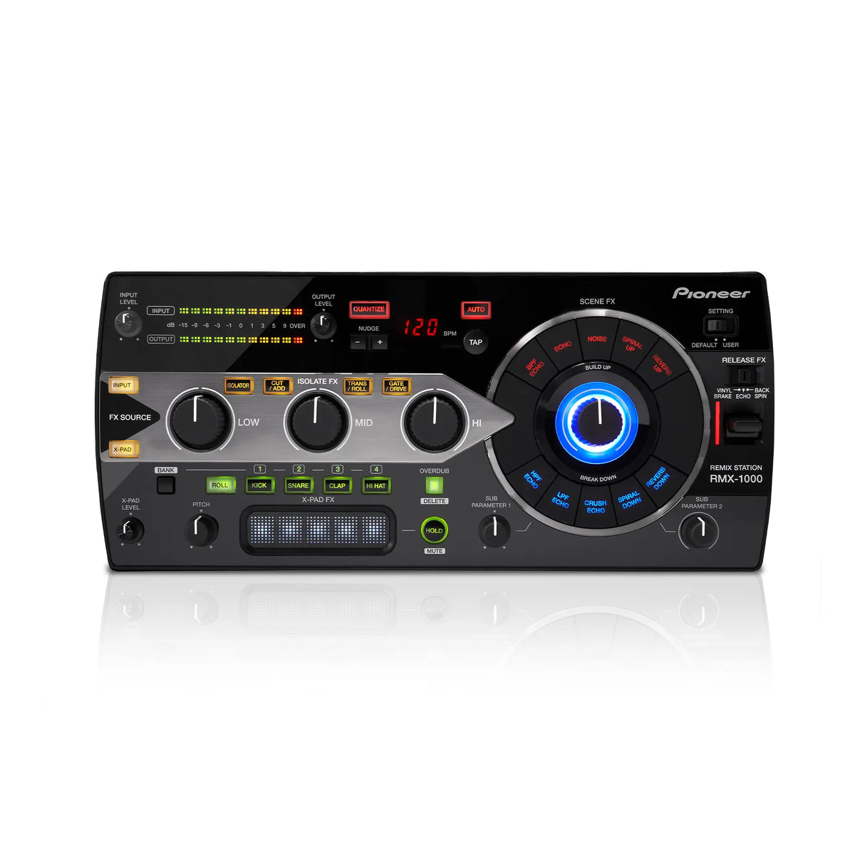 Pioneer RMX-1000 3 in 1 Remix Station for Editing and Controlling Black