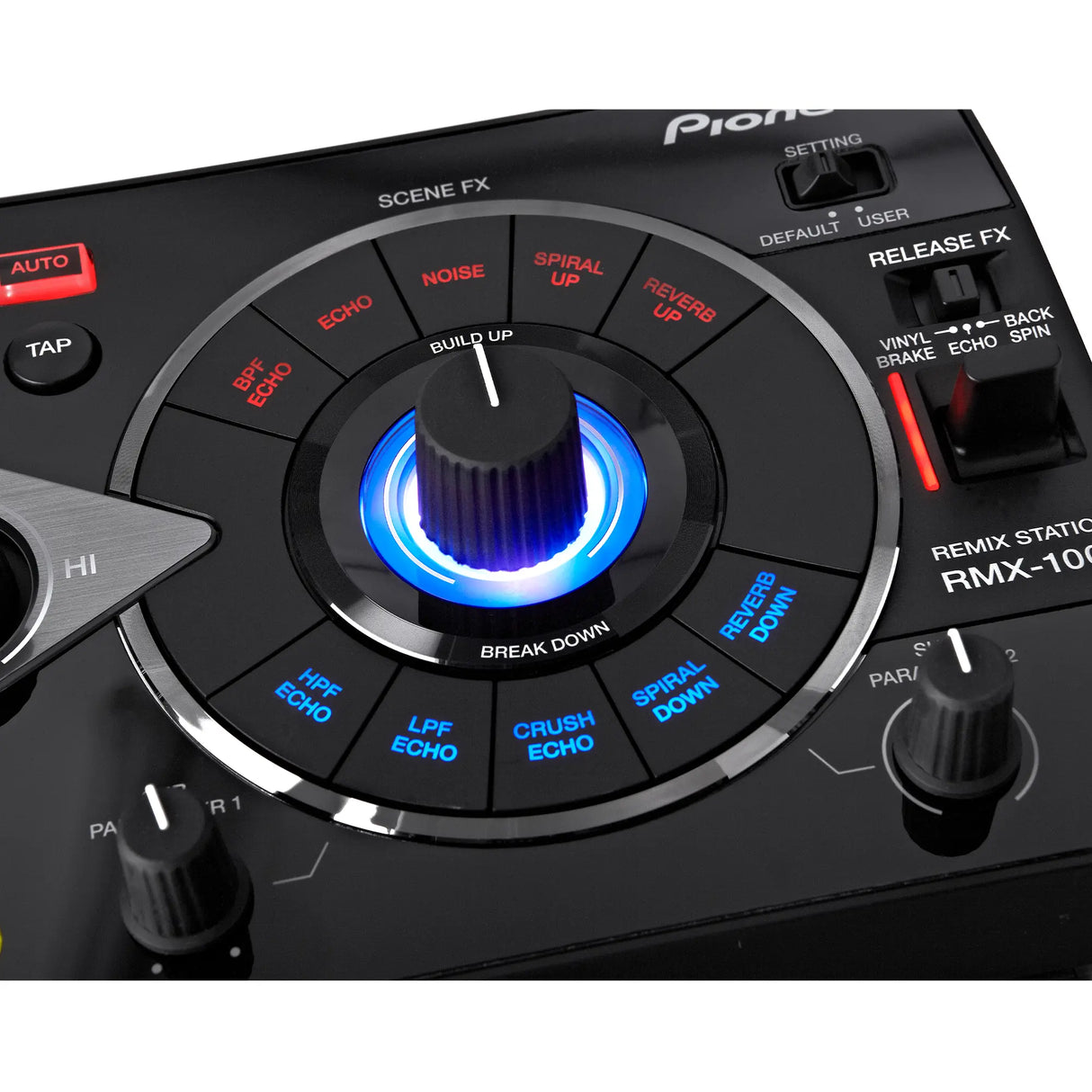 Pioneer RMX-1000 3 in 1 Remix Station for Editing and Controlling Black