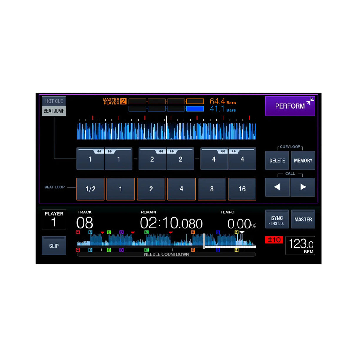 Pioneer XDJ-1000MK2 LCD Touch Screen Digital Media Player Deck