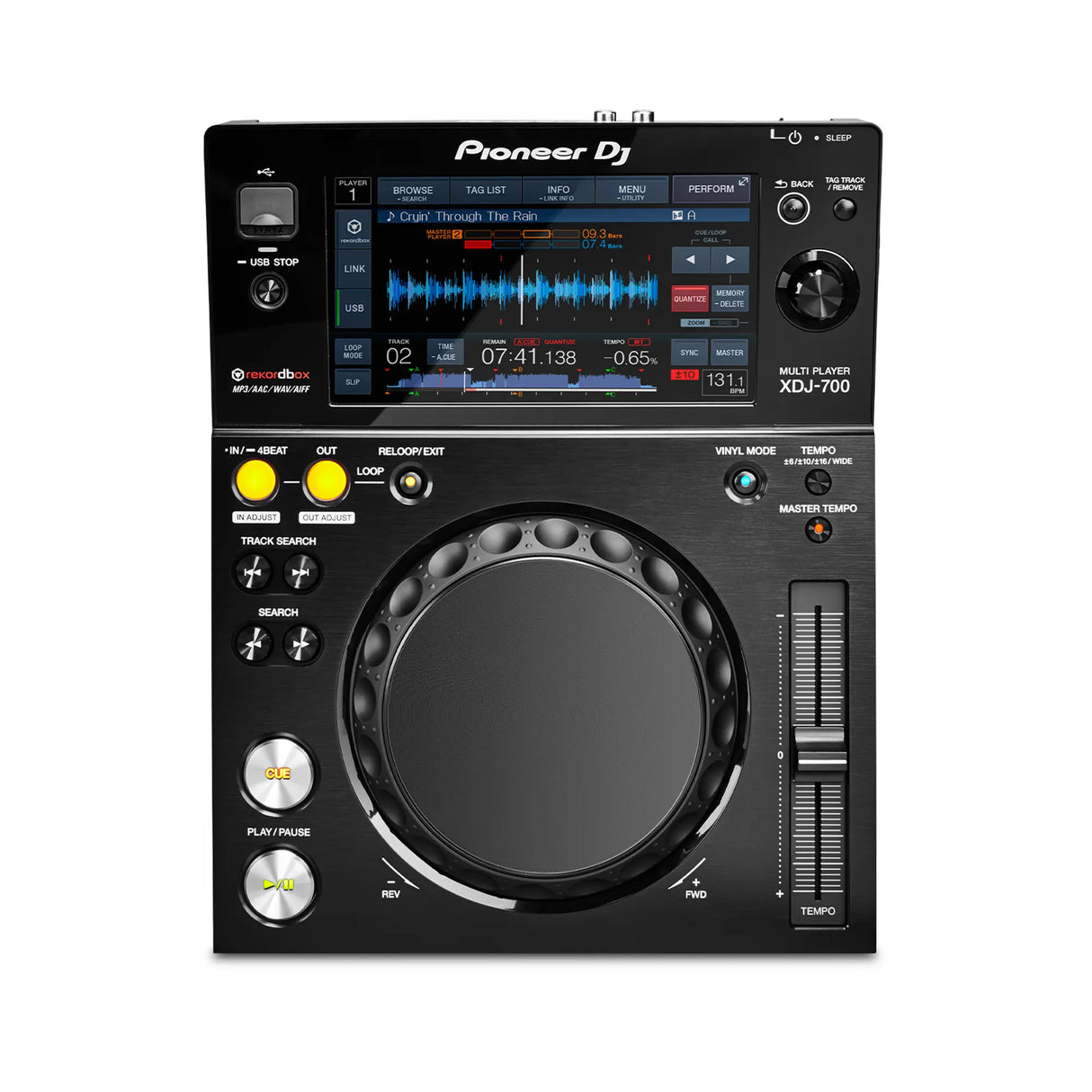 Pioneer XDJ-700 LCD Touch Screen Compact Media Digital Player Deck