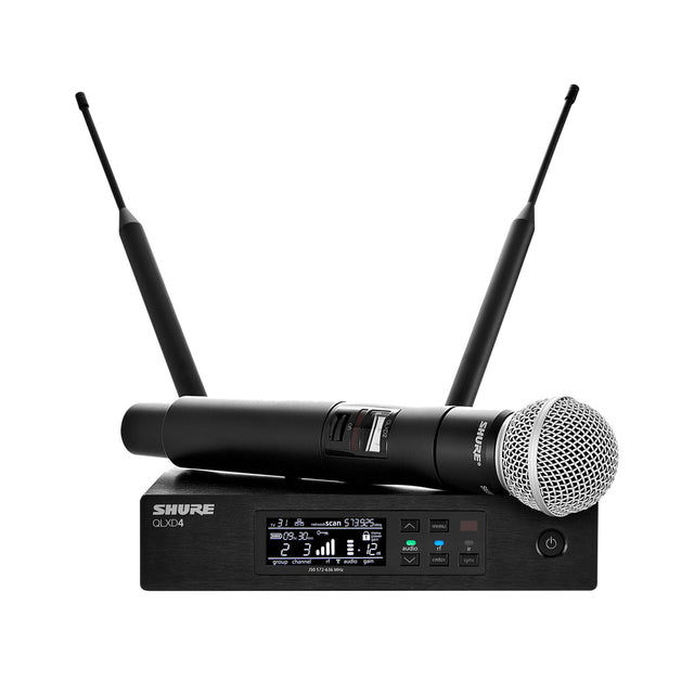 Shure QLXD24/SM58 Handheld Wireless System - G50: 470 - 534 MHz