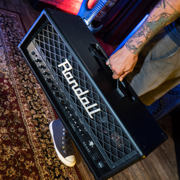 Randall RD100H 100W 3-channel tube amplifier head with 12AX7 6L6 tubes XLR speaker emulator and footswitch