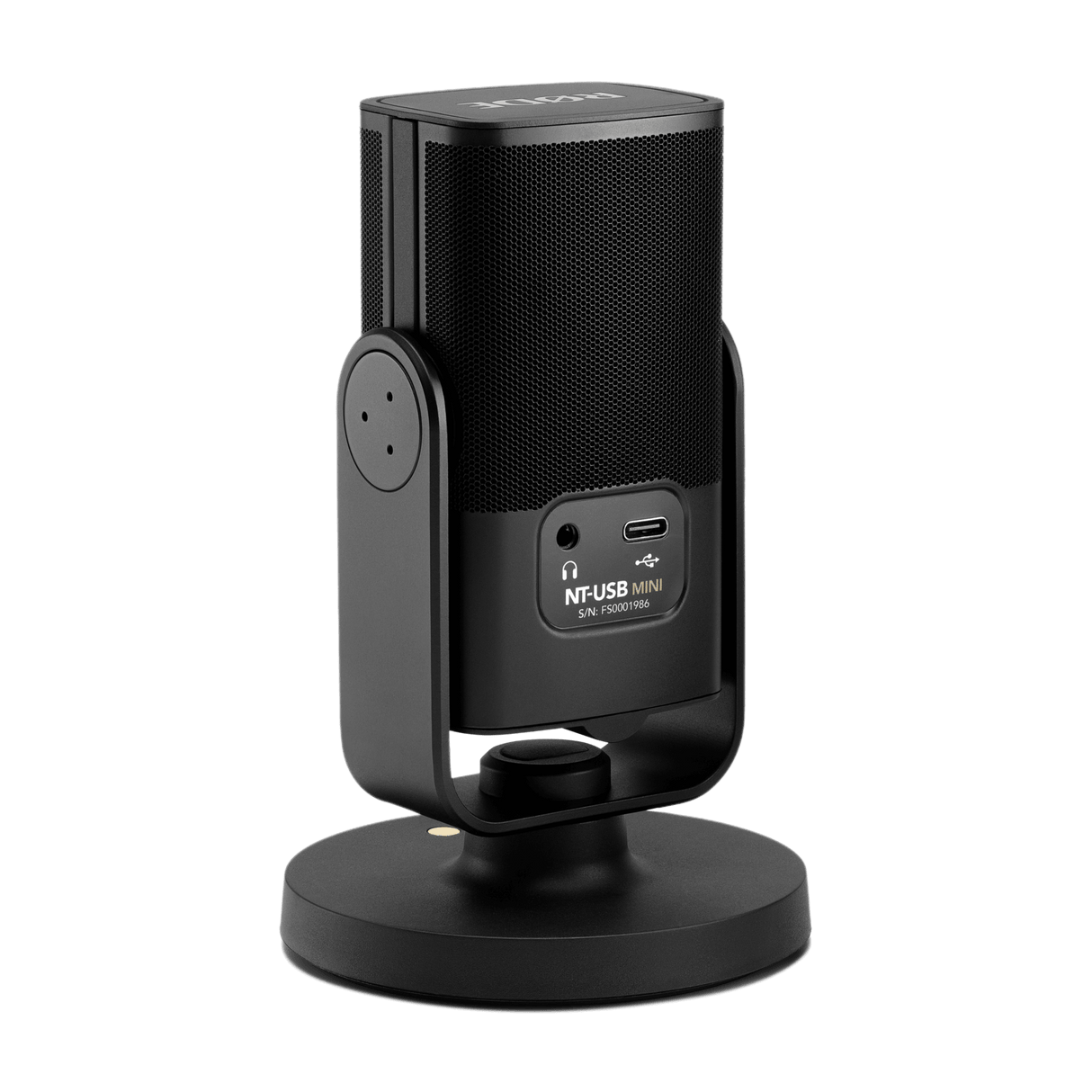 RODE NT-USB Mini Studio-Quality USB Microphone with cardioid pickup USB-C output built-in pop filter and detachable magnetic stand