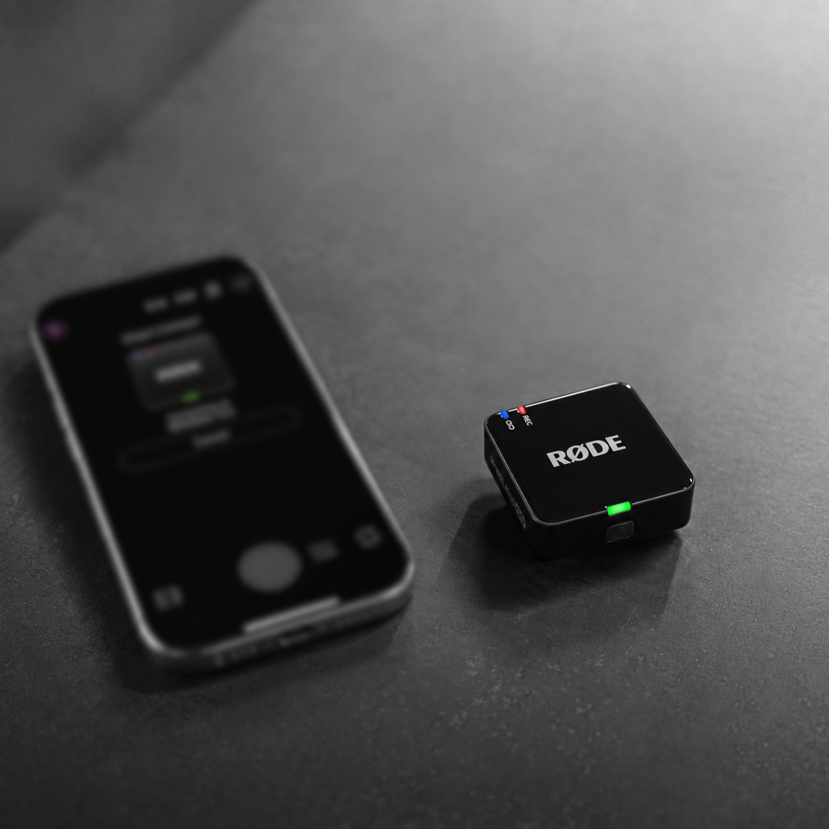 RODE Wireless GO Gen 3 compact wireless microphone transmitter with built-in omnidirectional mic 32-bit float recording and 2.4 GHz wireless