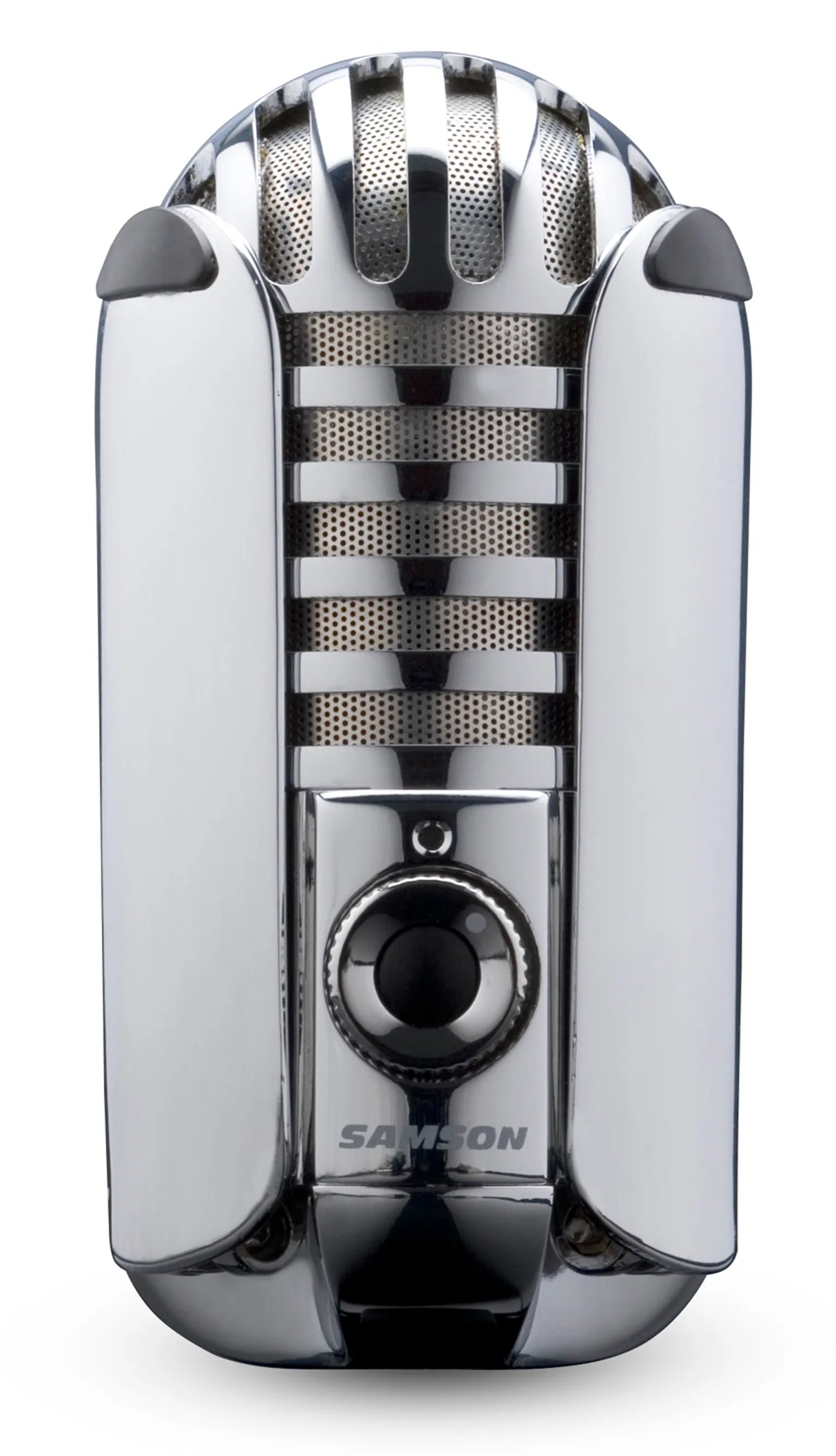 Samson Meteor Mic USB Studio Condenser Microphone with 25mm diaphragm cardioid pickup fold-back legs headphone output and USB cable