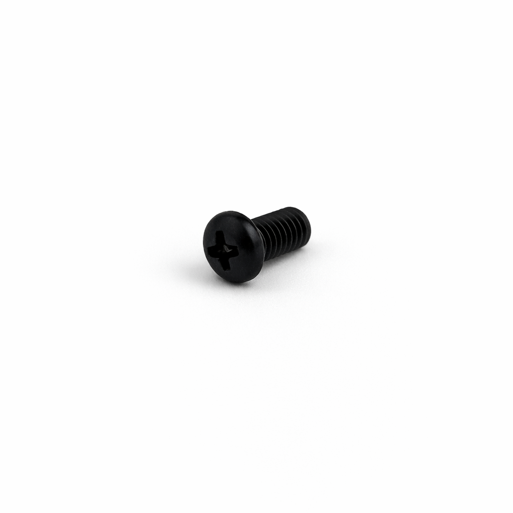 QSC SC-000511-00 M4 Phillips Pan Head Machine Screw Black Zinc (Pack of 5)
