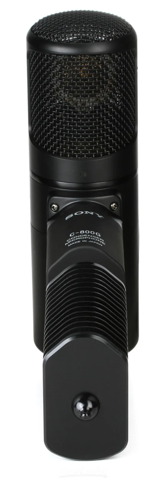 Sony C-800G studio tube condenser microphone with dual large diaphragm 6AU6 vacuum tube Peltier cooling and AC-MC800G power supply